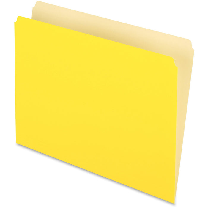 Pendaflex Letter Recycled Top Tab File Folder - PFX152YEL
