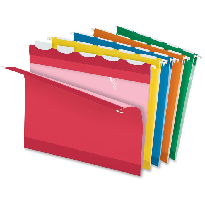 Pendaflex Ready-Tab 1/5 Tab Cut Letter Recycled Hanging Folder - PFX42592 TOPS Products