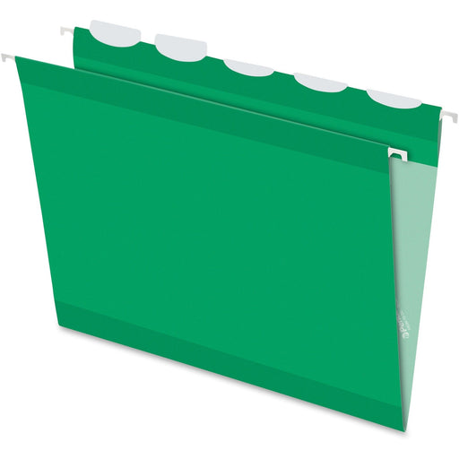 Pendaflex Ready-Tab 1/5 Tab Cut Letter Recycled Hanging Folder - PFX42626 TOPS Products
