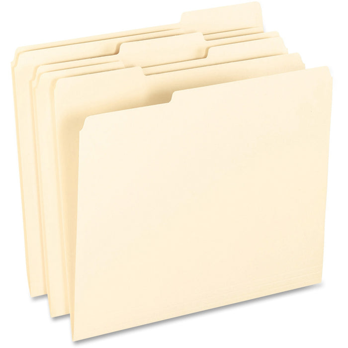 Pendaflex 1/3 Tab Cut Letter Recycled Top Tab File Folder - PFX62702