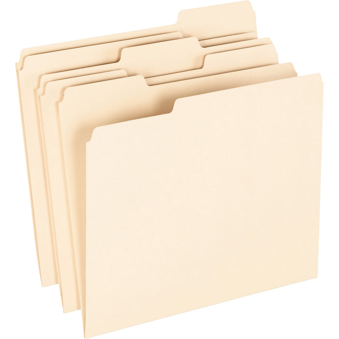 Pendaflex 1/3 Tab Cut Letter Recycled Top Tab File Folder - PFX74520