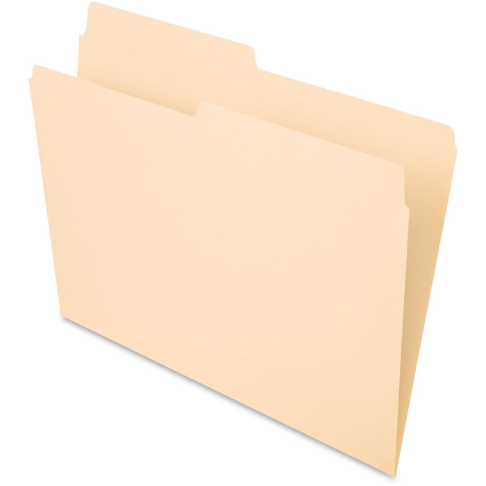 Pendaflex Essentials 1/2 Tab Cut Letter Recycled Top Tab File Folder - PFX75212