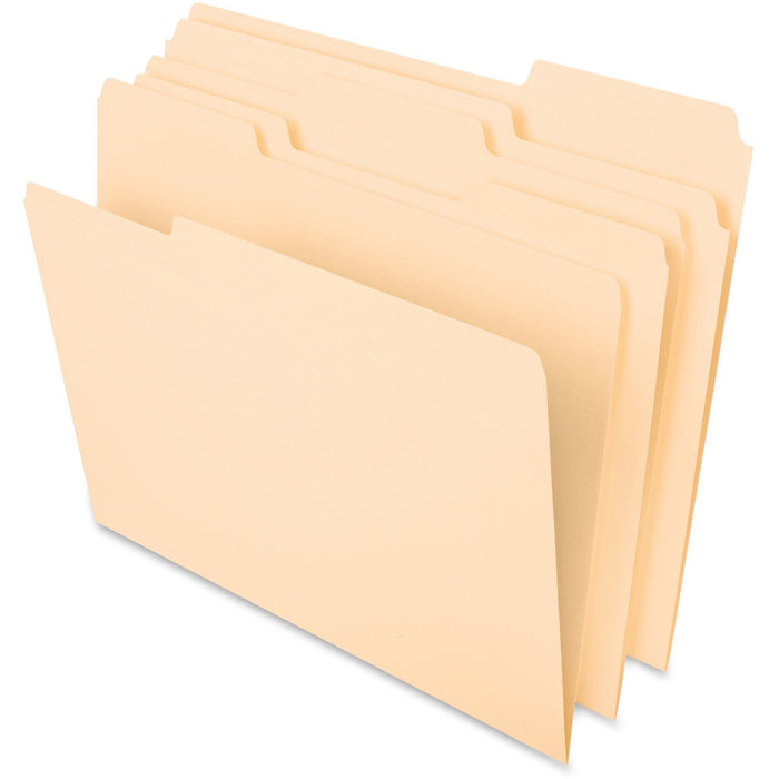 Pendaflex 1/3 Tab Cut Letter Recycled Top Tab File Folder - PFX75213