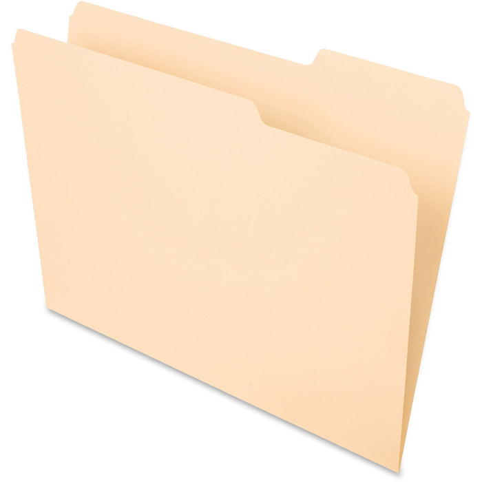 Pendaflex Essentials 1/3 Tab Cut Letter Recycled Top Tab File Folder - PFX752133