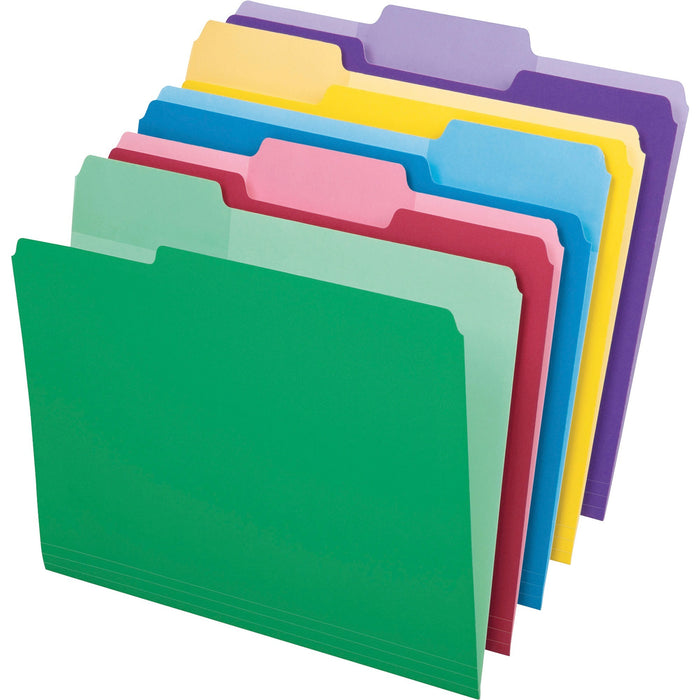 Pendaflex 1/3 Tab Cut Letter Recycled Top Tab File Folder - PFX84370