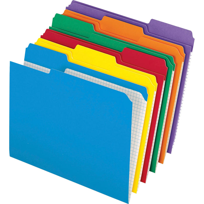 Pendaflex 1/3 Tab Cut Letter Recycled Top Tab File Folder - PFXR15213ASST