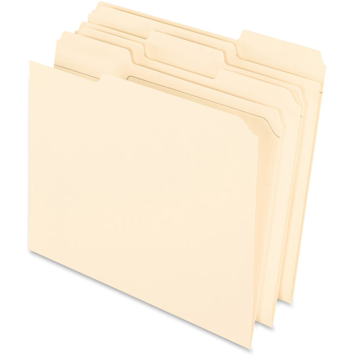 Pendaflex 1/3 Tab Cut Letter Recycled Top Tab File Folder - PFXR75213