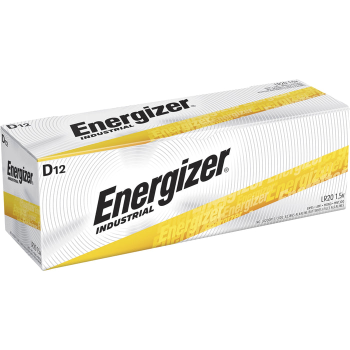Energizer Industrial Alkaline D Batteries - EVEEN95