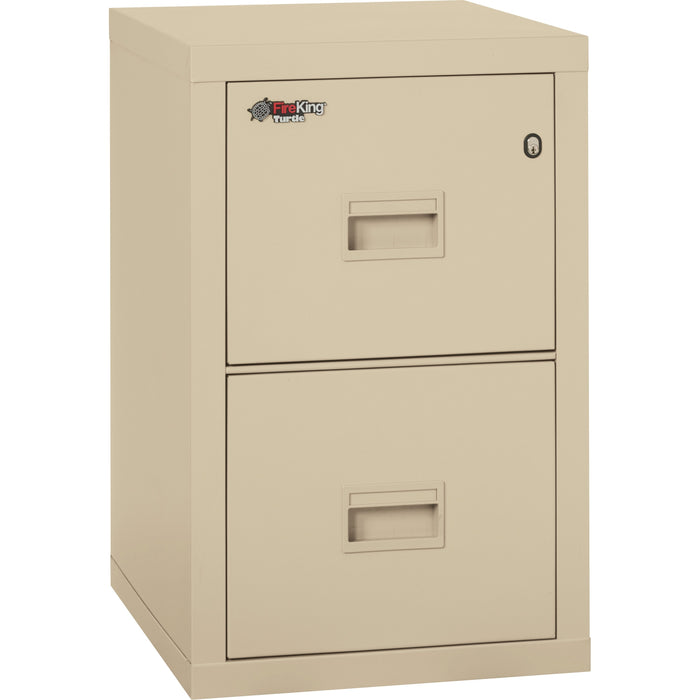 FireKing Insulated Turtle File Cabinet - 2-Drawer - FIR2R1822CPA
