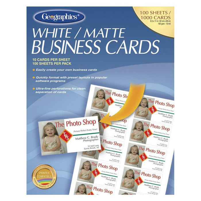 Geographics Royal Brites Business Cards - GEO46102