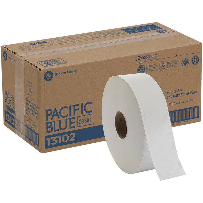 Pacific Blue Basic Jumbo Sr. High Capacity Toilet Paper - GPC13102