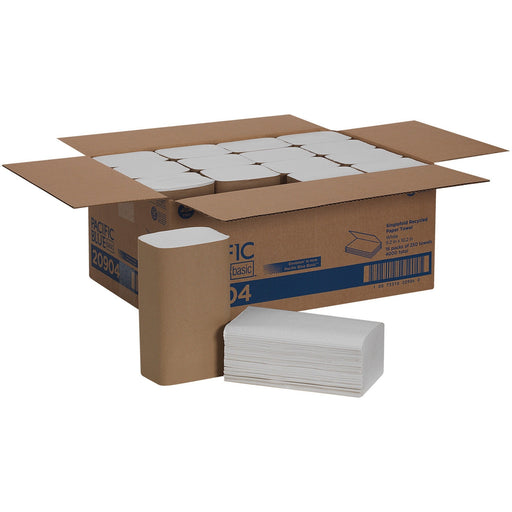 Pacific Blue Basic S-Fold Recycled Paper Towels - GPC20904 Georgia Pacific Corp.