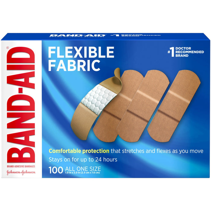 Band-Aid Flexible Fabric Adhesive Bandages - JOJ4444