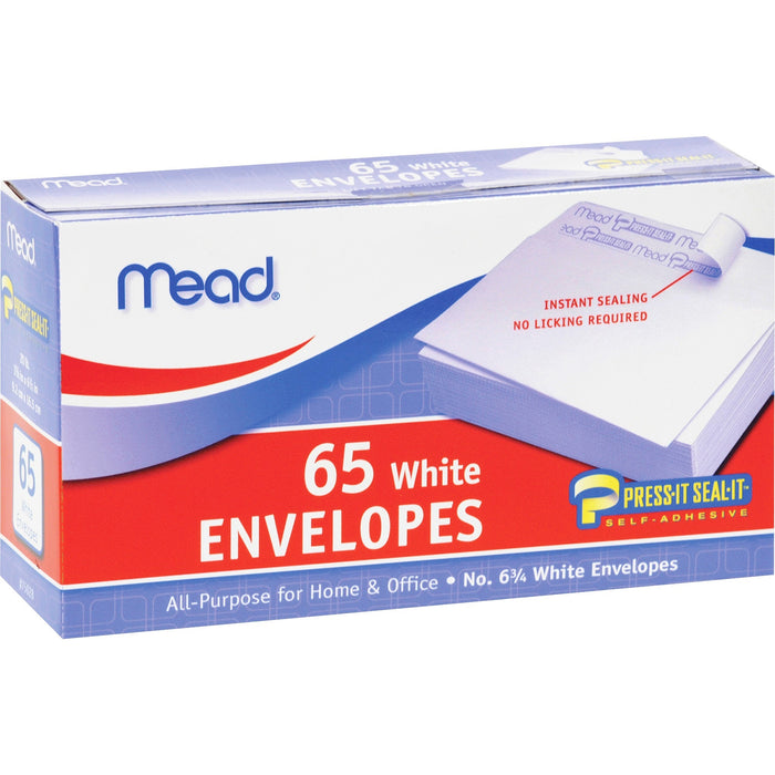 Mead No. 6-3/4 All-purpose White Envelopes - MEA75028