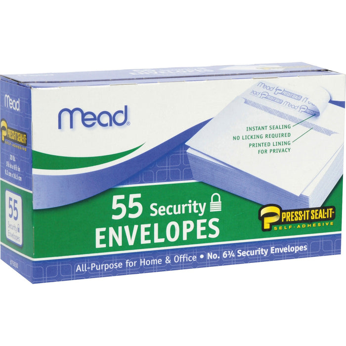 Mead Press-it No. 6 Security Envelopes - MEA75030