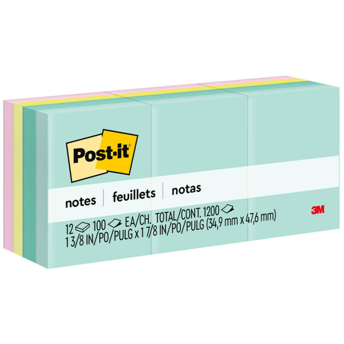 Post-it&reg; Notes - Beachside Caf&eacute; Color Collection - MMM653AST