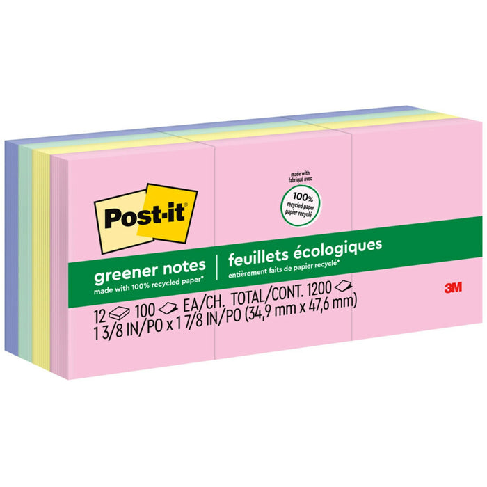 Post-it&reg; Greener Notes - MMM653RPA