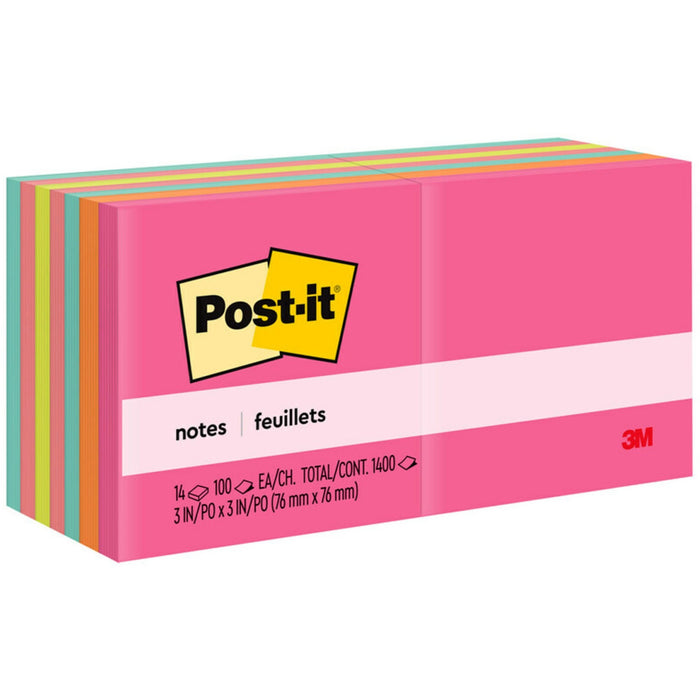 Post-it&reg; Notes - Poptimistic Color Collection - MMM65414AN