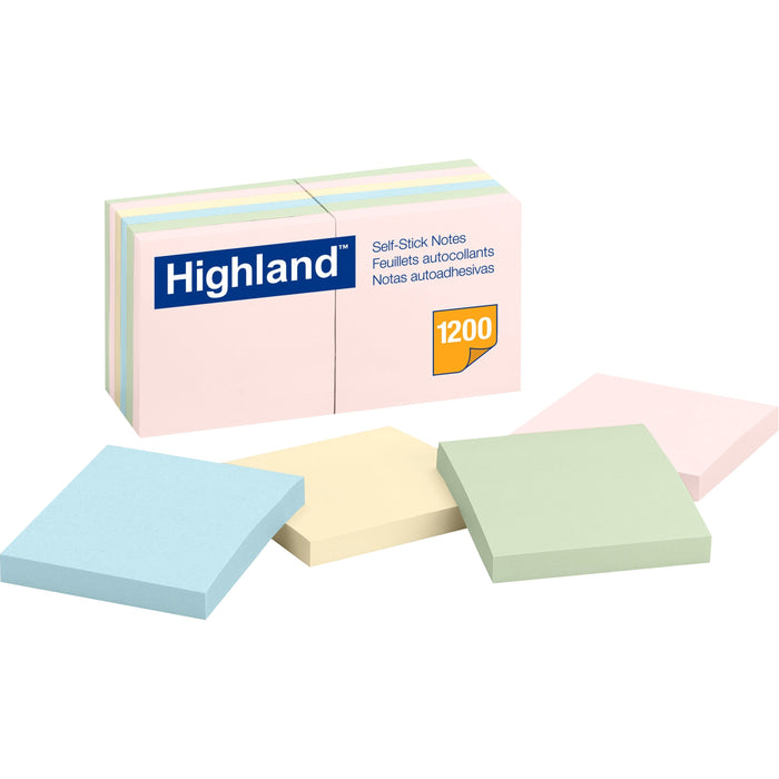 Highland Self-Sticking Notepads - MMM6549A