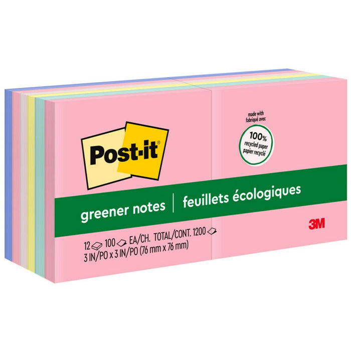 Post-it&reg; Notes Original Notepads - Sweet Sprinkles Color Collection - MMM654RPA