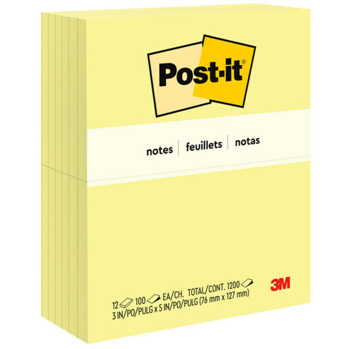 Post-it&reg; Notes Original Notepads - MMM655YW