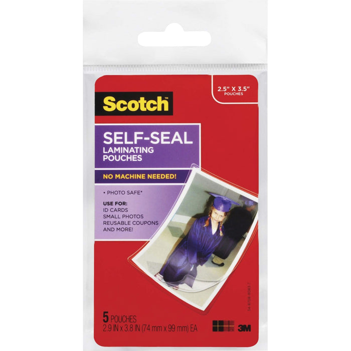 Scotch Self-sealing Photo Laminating Sheets - MMMPL903G