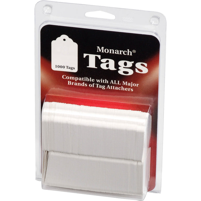 Monarch Stringless White Tags - MNK925047