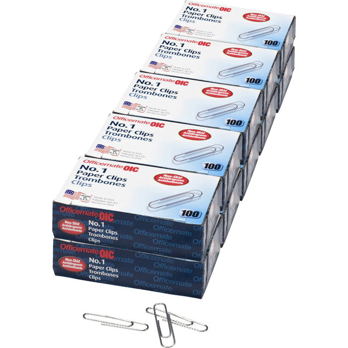 Officemate Nonskid Paper Clips - OIC99912