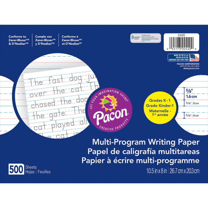Pacon Multi-Program Handwriting Papers - PAC2420