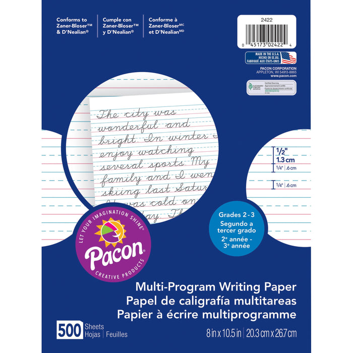 Pacon Multi-Program Handwriting Papers - PAC2422