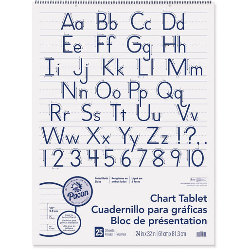 Pacon Ruled Chart Tablet - PAC74710 Pacon Corporation
