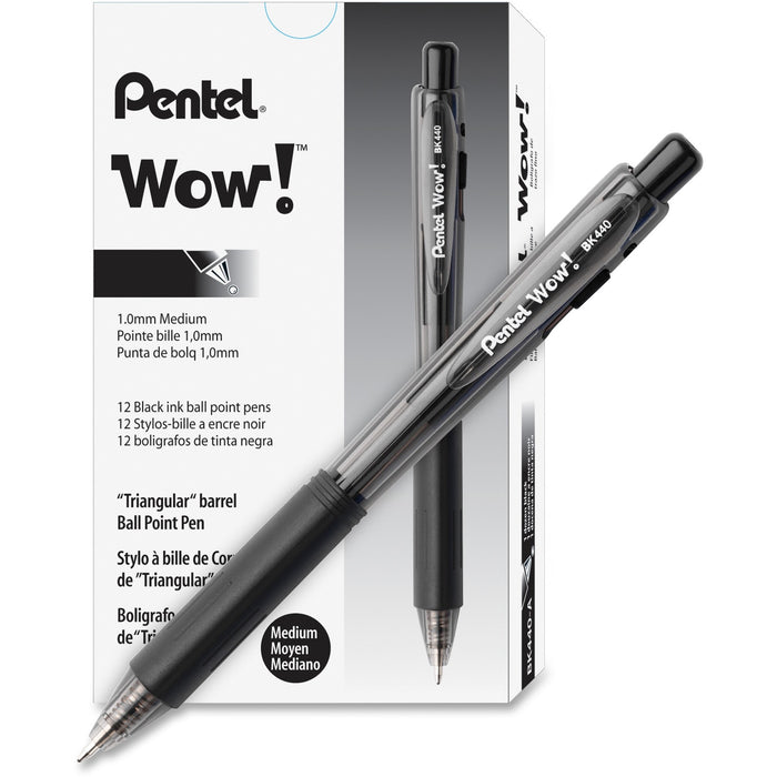 Pentel WOW! Retractable Ballpoint Pens - PENBK440A