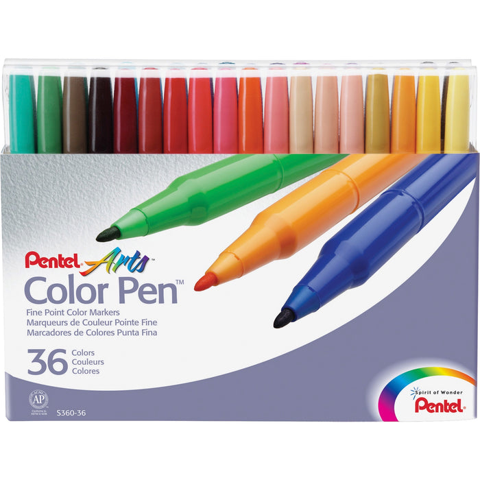 Pentel Arts Fine Point Color Pen Markers - PENS36036