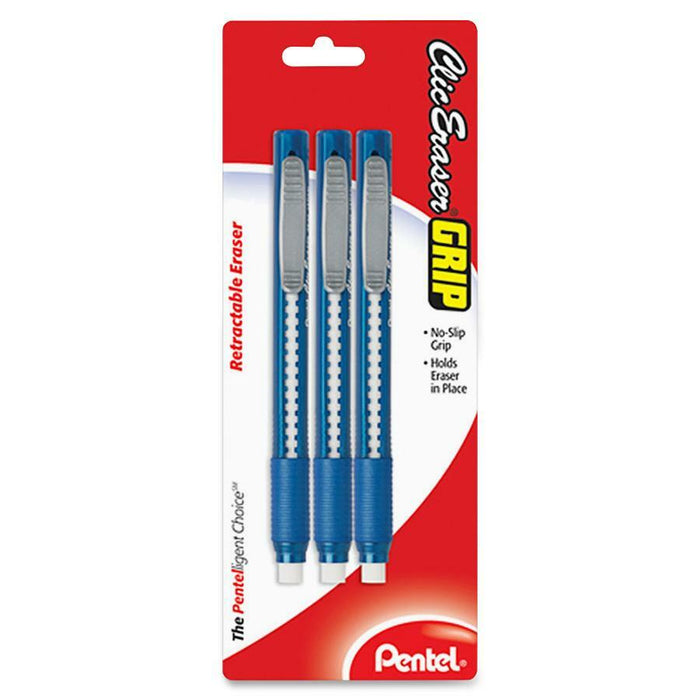 Pentel Clic Retractable Eraser - PENZE21BP3K6