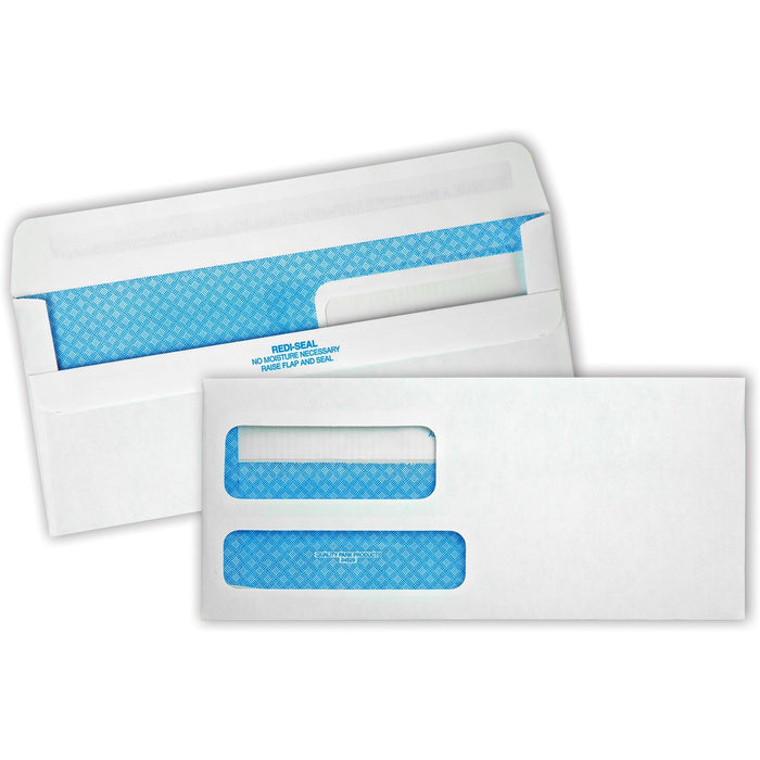 Quality Park No. 9 Double Window Security Tint Envelopes with Redi-Seal&reg; Self-Seal - QUA24529