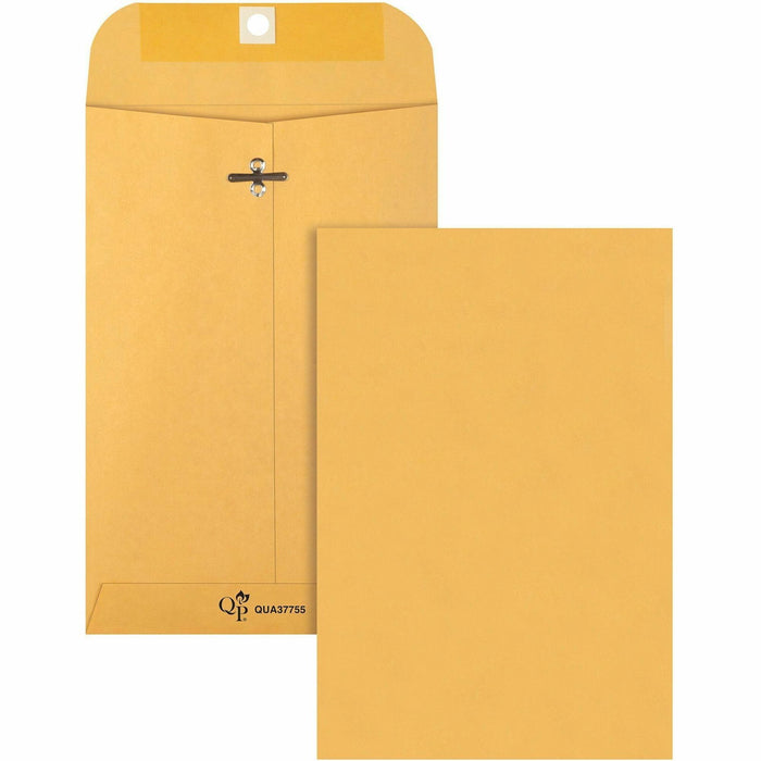 Quality Park 6 x 9 Extra Heavy-duty Kraft Clasp Envelopes - QUA37755