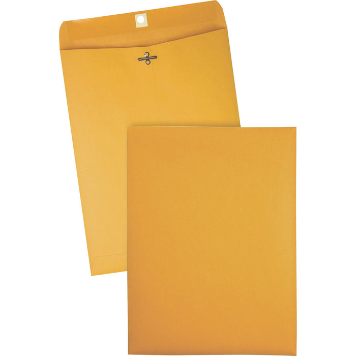 Quality Park 9 x 12 Clasp Envelopes with Deeply Gummed Flaps - QUA37890