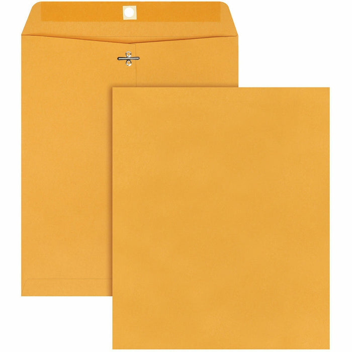 Quality Park 10 x 12 Clasp Envelopes with Deeply Gummed Flaps - QUA37895