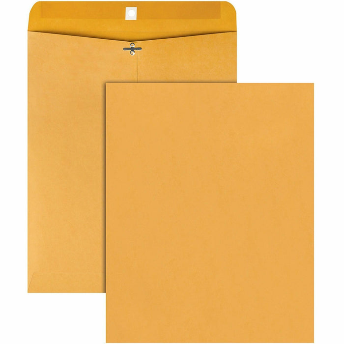 Quality Park 11-1/2 x 14-1/2 Clasp Envelopes with Deeply Gummed Flaps - QUA37905