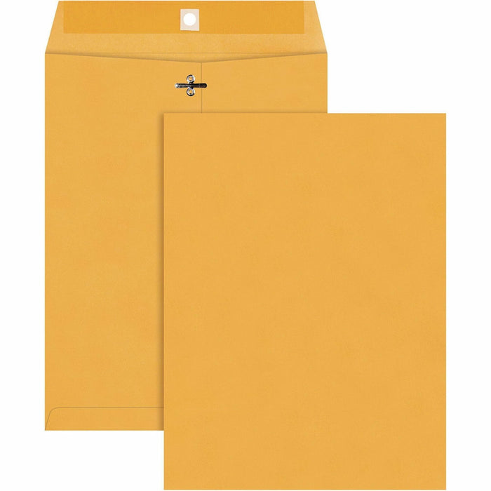 Quality Park 9 x 12 Park Ridge Clasp Envelopes with Deeply Gummed Flaps - QUA43090