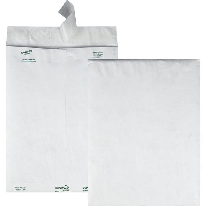 Survivor&reg; 9-1/2 x 12 1/2 DuPont Tyvek Catalog Mailers with Self-Seal Closure - QUAR1520