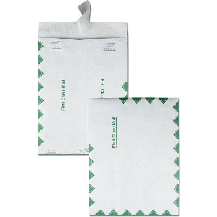 Survivor&reg; 9-1/2 x 12-1/2 DuPont Tyvek Catalog Mailers with Self-Seal Closure - QUAR1530