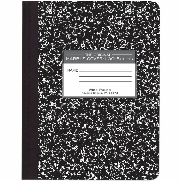 Roaring Spring Wide Ruled Hard Cover Composition Book - ROA77230