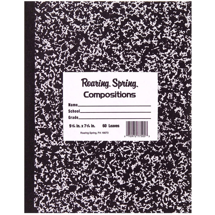 Roaring Spring Black Cover Flexcomp 10"x8" WM - ROA77505