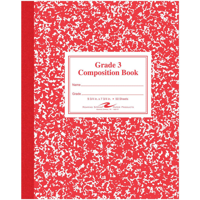 Roaring Spring Grade School Ruled Marble Flexible Cover Composition Book - ROA77922