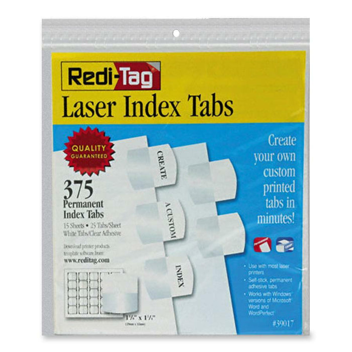 Redi-Tag Laser Printable Index Tabs - RTG39017