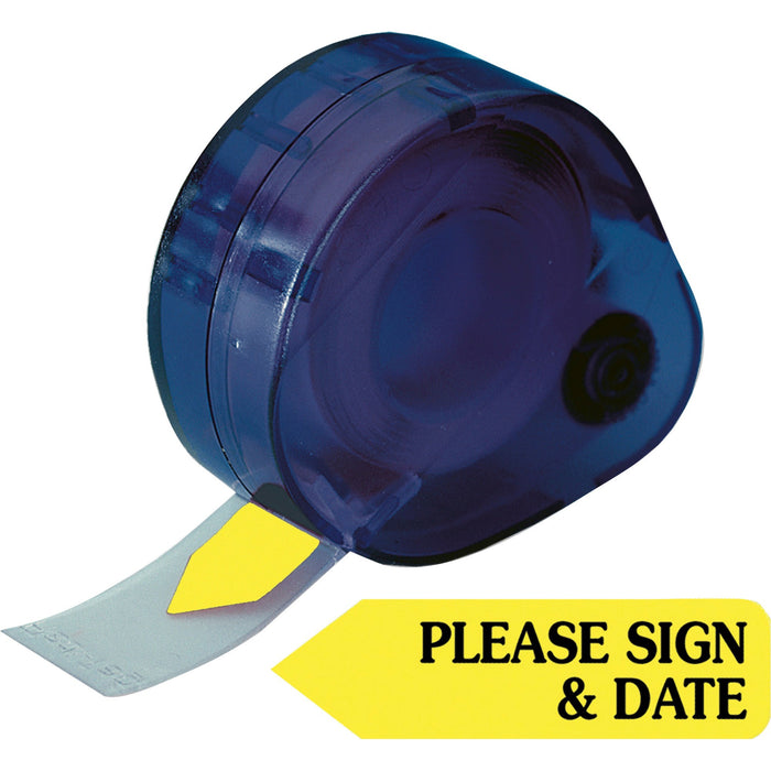 Redi-Tag Please Sign and Date Arrows In Dispenser - RTG81124