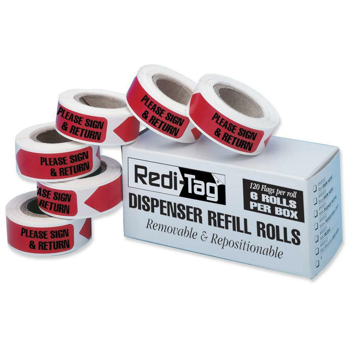 Redi-Tag Sign/Return Refill Flags - RTG91037