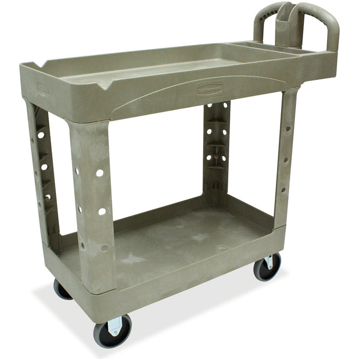 Rubbermaid Commercial Two Shelf Service Cart - RCP450088BG