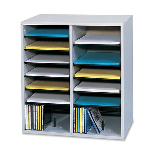 Safco Adjustable Shelves Literature Organizers - SAF9422GR Safco Products